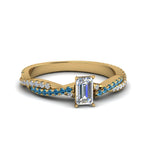 Load image into Gallery viewer, emerald-cut-twisted-vine-diamond-engagement-ring-for-women-with-ice-blue-topaz-in-14K-yellow-gold-FD8233EMRGICBLTO-NL-YG.jpg
