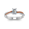 Load image into Gallery viewer, emerald-cut-twisted-vine-diamond-engagement-ring-for-women-with-orange-sapphire-in-14K-white-gold-FD8233EMRGSAOR-NL-WG.jpg