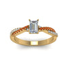 Load image into Gallery viewer, emerald-cut-twisted-vine-diamond-engagement-ring-for-women-with-orange-sapphire-in-14K-yellow-gold-FD8233EMRGSAOR-NL-YG.jpg