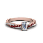 Load image into Gallery viewer, emerald-cut-twisted-vine-diamond-engagement-ring-for-women-with-ruby-in-14K-rose-gold-FD8233EMRGRUDR-NL-RG.jpg
