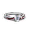 Load image into Gallery viewer, emerald-cut-twisted-vine-diamond-engagement-ring-for-women-with-ruby-in-14K-white-gold-FD8233EMRGRUDR-NL-WG.jpg