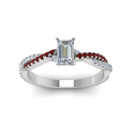 Load image into Gallery viewer, emerald-cut-twisted-vine-diamond-engagement-ring-for-women-with-ruby-in-14K-white-gold-FD8233EMRGRUDR-NL-WG.jpg
