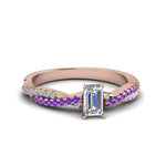 Load image into Gallery viewer, emerald-cut-twisted-vine-diamond-engagement-ring-for-women-with-violac-topaz-in-14K-rose-gold-FD8233EMRGVITO-NL-RG.jpg
