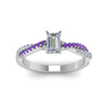 Load image into Gallery viewer, emerald-cut-twisted-vine-diamond-engagement-ring-for-women-with-violac-topaz-in-14K-white-gold-FD8233EMRGVITO-NL-WG.jpg