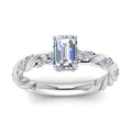 Thumbnail 2 - emerald-cut-twisted-vine-engagement-ring-in-white-gold-FD9127EMRANGLE5-NL-WG
