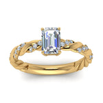 Load image into Gallery viewer, emerald-cut-twisted-vine-engagement-ring-in-yellow-gold-FD9127EMRANGLE5-NL-YG
