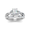 Load image into Gallery viewer, emerald-cut-twisted-vine-luxury-diamond-bridal-ring-set-in-white-gold-FDENR3211EMANGLE3-NL-WG