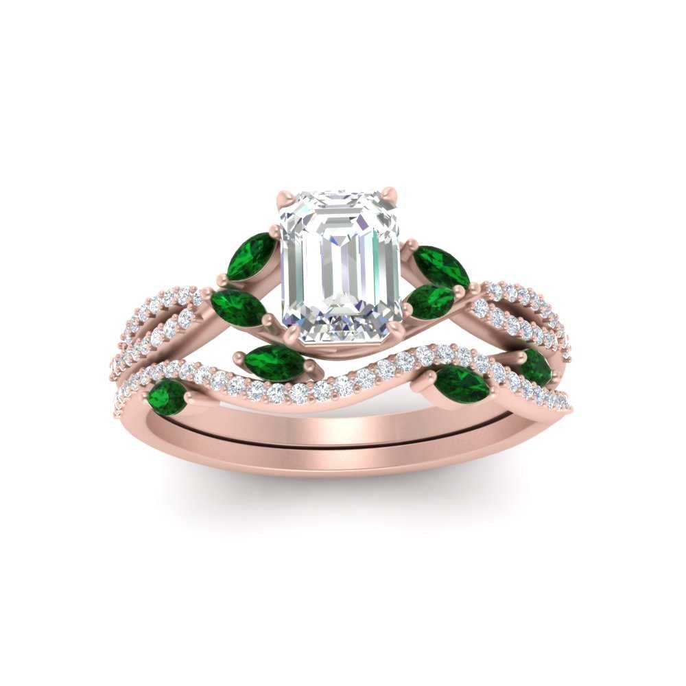 emerald-cut-twisted-vine-luxury-emerald-bridal-ring-set-in-rose-gold-FDENR3211EMGEMGRANGLE3-NL-RG