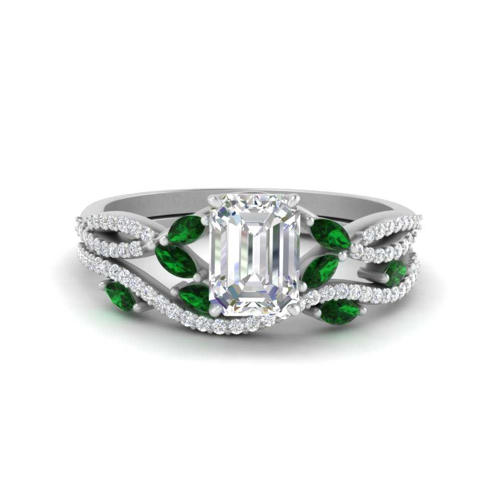 emerald-cut-twisted-vine-luxury-emerald-bridal-ring-set-in-white-gold-FDENR3211EMGEMGRANGLE3-NL-WG