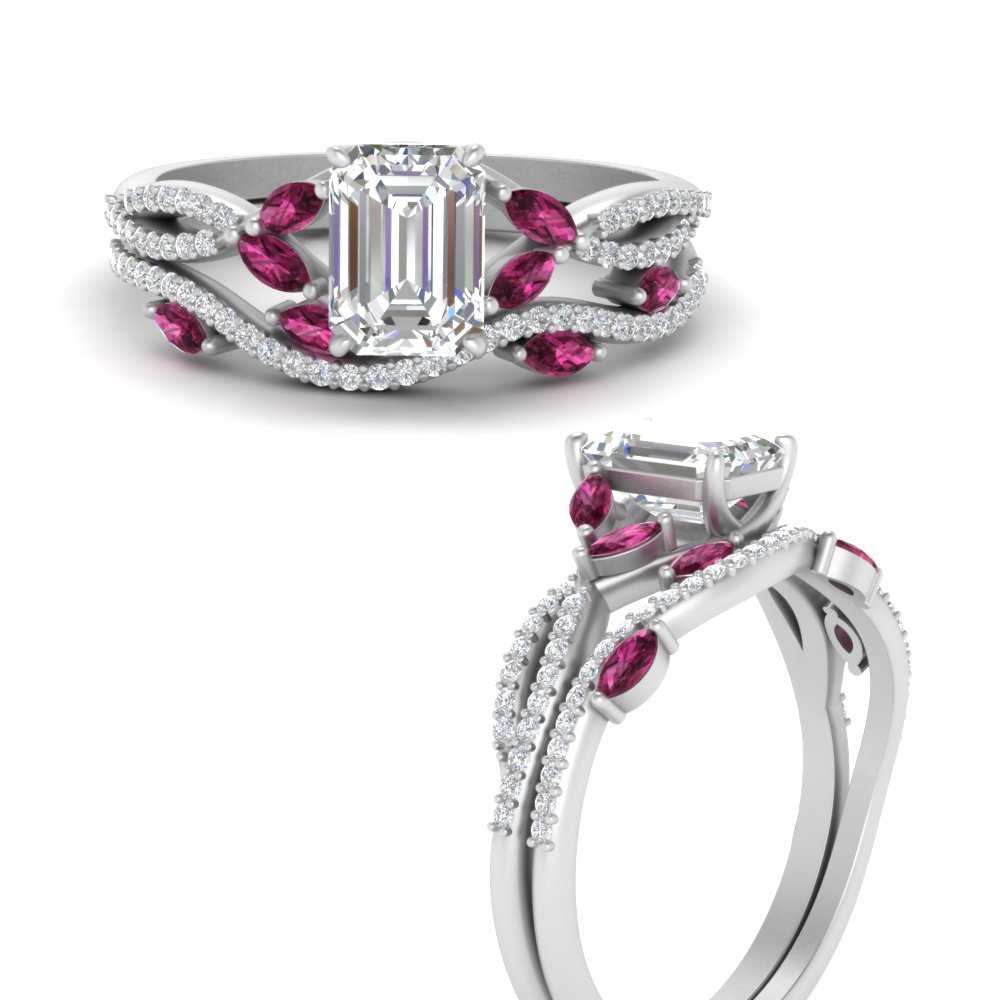 emerald-cut-twisted-vine-luxury-pink-sapphire-bridal-ring-set-in-white-gold-FDENR3211EMGSADRPIANGLE3-NL-WG