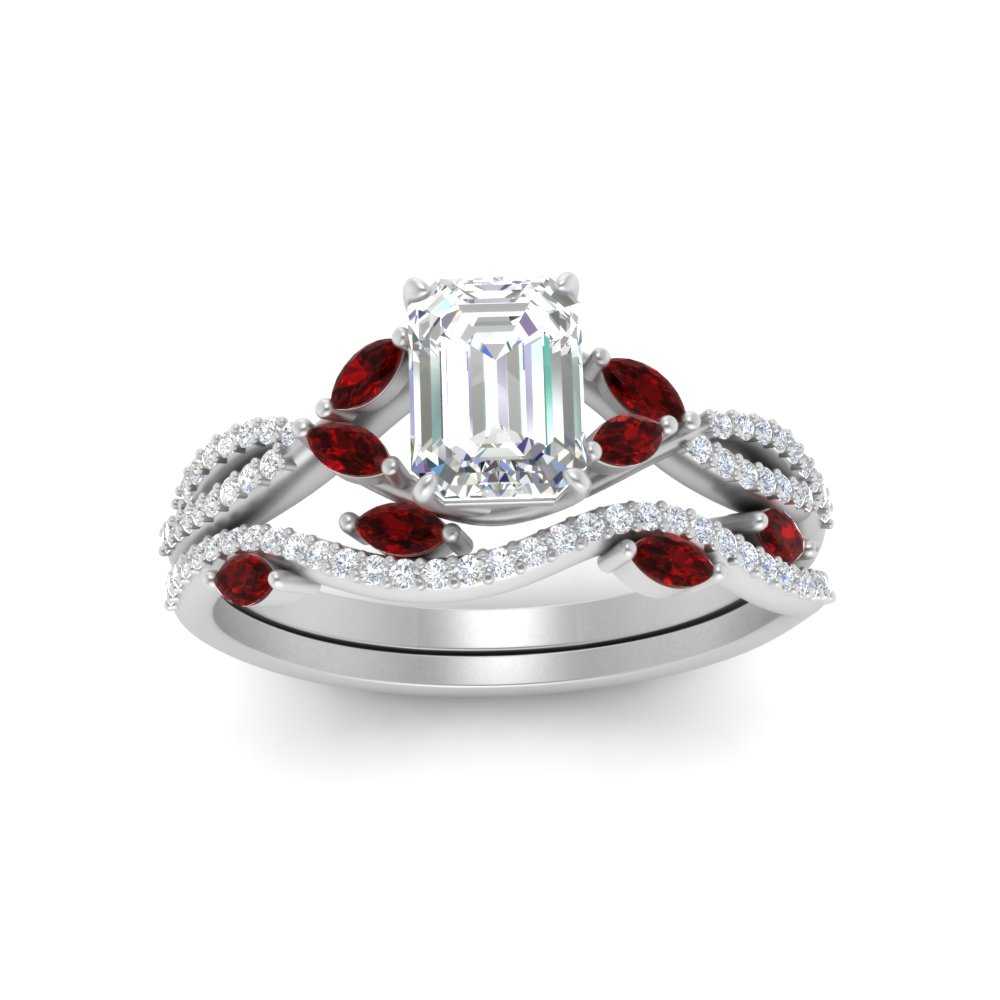 emerald-cut-twisted-vine-luxury-ruby-bridal-ring-set-in-white-gold-FDENR3211EMGRUDRANGLE3-NL-WG
