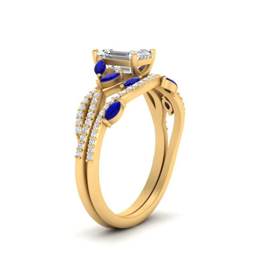 emerald-cut-twisted-vine-luxury-sapphire-bridal-ring-set-in-yellow-gold-FDENR3211EMGSABLANGLE3-NL-YG
