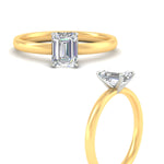 Load image into Gallery viewer, emerald-cut-two-tone-2-mm-comfort-fit-solitaire-ring-in-yellow-gold-fdens11590emrangle3-2.00mm-nl-yg_08766cca-c371-45d7-b02a-f8b37c6ac046?v=1758168750

