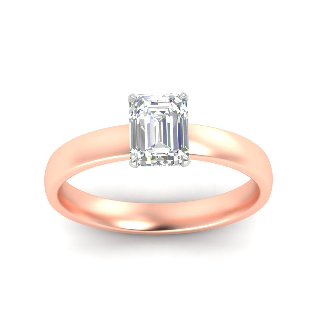emerald-cut-two-tone-3-mm-comfort-fit-solitaire-ring-in-rose-gold-fdens11590emrangle5-3.00mm-nl-rg?v=1758109705