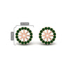 Load image into Gallery viewer, emerald-earring-jacket-for-2-carat-round-stud-earrings-in-rose-gold-fdear11307gemgrangle1-0-50ct-nl-rg.jpg