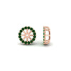 Load image into Gallery viewer, emerald-earring-jacket-for-2-carat-round-stud-earrings-in-rose-gold-fdear11307gemgrangle1-0-50ct-nl-rg.jpg