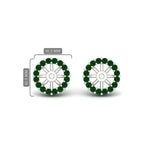 Load image into Gallery viewer, emerald-earring-jacket-for-2-carat-round-stud-earrings-in-white-gold-fdear11307gemgrangle1-0-50ct-nl-wg.jpg
