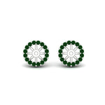 Load image into Gallery viewer, emerald-earring-jacket-for-2-carat-round-stud-earrings-in-white-gold-fdear11307gemgrangle1-0-50ct-nl-wg.jpg
