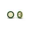 Load image into Gallery viewer, emerald-earring-jacket-for-2-carat-round-stud-earrings-in-yellow-gold-fdear11307gemgrangle1-0-50ct-nl-yg.jpg
