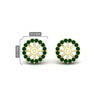 Load image into Gallery viewer, emerald-earring-jacket-for-2-carat-round-stud-earrings-in-yellow-gold-fdear11307gemgrangle1-0-50ct-nl-yg.jpg