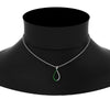 Load image into Gallery viewer, emerald-infinity-style-floating-diamond-pendant-in-FDPD11363GEMGR-NL-WG