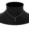 Load image into Gallery viewer, emerald-infinity-style-floating-diamond-pendant-in-FDPD11363GEMGR-NL-YG