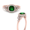 Load image into Gallery viewer, emerald-leaf-square-antique-diamond-ring-in-FD10044RGEMGRANGLE3-NL-RG-GS