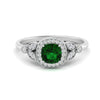 Load image into Gallery viewer, emerald-leaf-square-antique-diamond-ring-in-FD10044RGEMGRANGLE3-NL-WG-GS