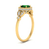 Load image into Gallery viewer, emerald-leaf-square-antique-diamond-ring-in-FD10044RGEMGRANGLE3-NL-YG-GS