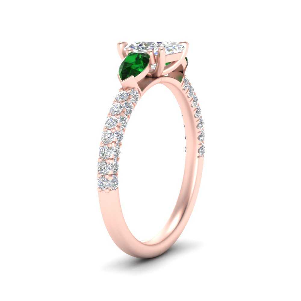emerald-pear-accented-3-row-asscher-cut-engagement-ring-in-rose-gold-FD9982ASRGEMGRANGLE3-NL-RG