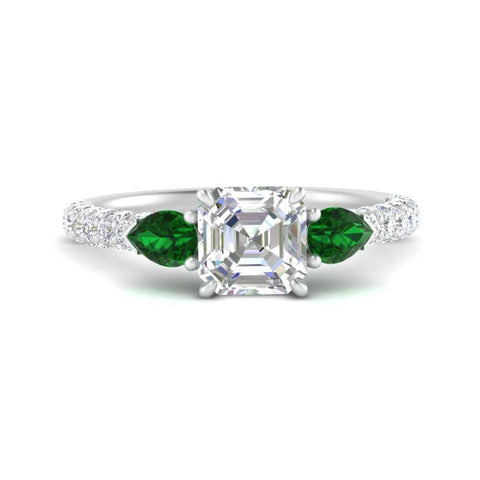 emerald-pear-accented-3-row-asscher-cut-engagement-ring-in-white-gold-FD9982ASRGEMGRANGLE3-NL-WG