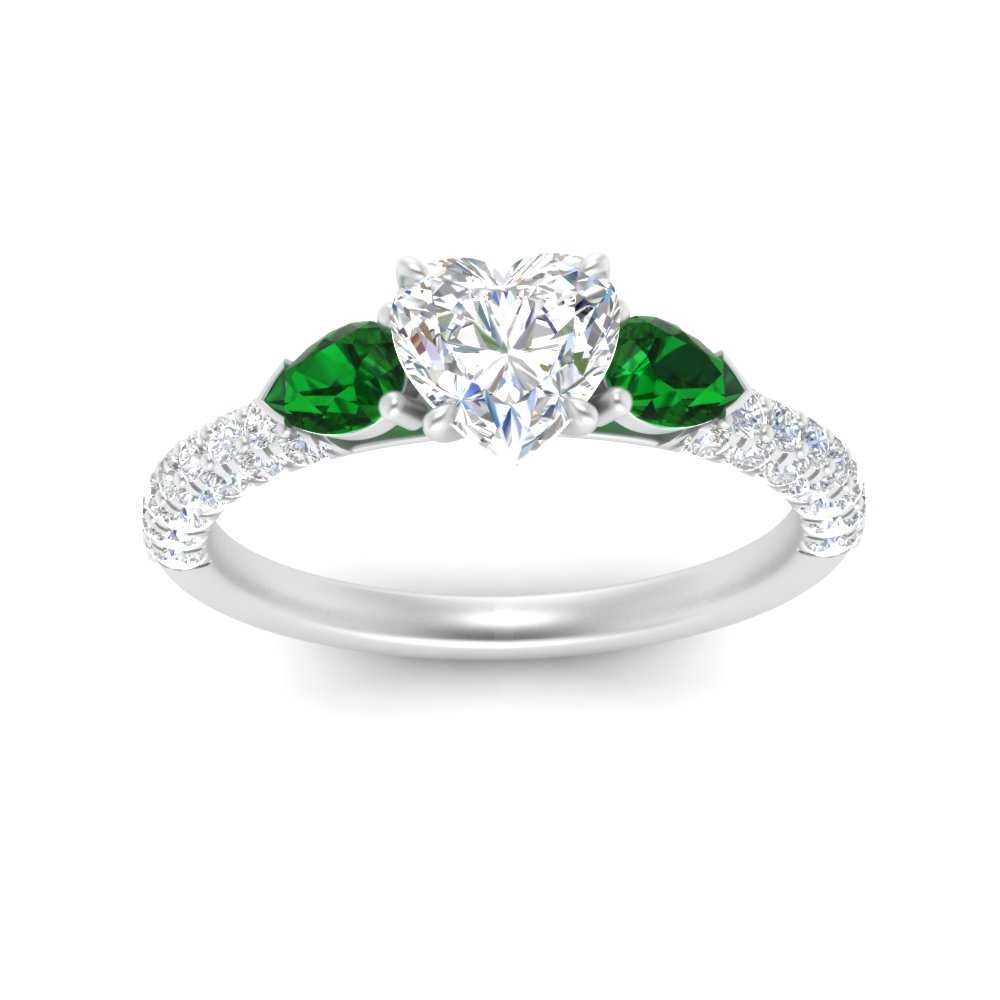emerald-pear-accented-3-row-heart-shaped-engagement-ring-in-white-gold-FD9982HTRGEMGRANGLE3-NL-WG