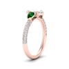 Load image into Gallery viewer, emerald-pear-accented-3-row-marquise-cut-engagement-ring-in-rose-gold-FD9982MQRGEMGRANGLE3-NL-RG