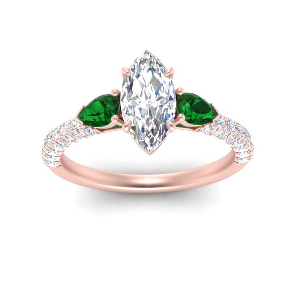 emerald-pear-accented-3-row-marquise-cut-engagement-ring-in-rose-gold-FD9982MQRGEMGRANGLE3-NL-RG