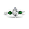 Load image into Gallery viewer, emerald-pear-accented-3-row-marquise-cut-engagement-ring-in-white-gold-FD9982MQRGEMGRANGLE3-NL-WG