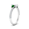 Load image into Gallery viewer, emerald-pear-accented-3-row-marquise-cut-engagement-ring-in-white-gold-FD9982MQRGEMGRANGLE3-NL-WG