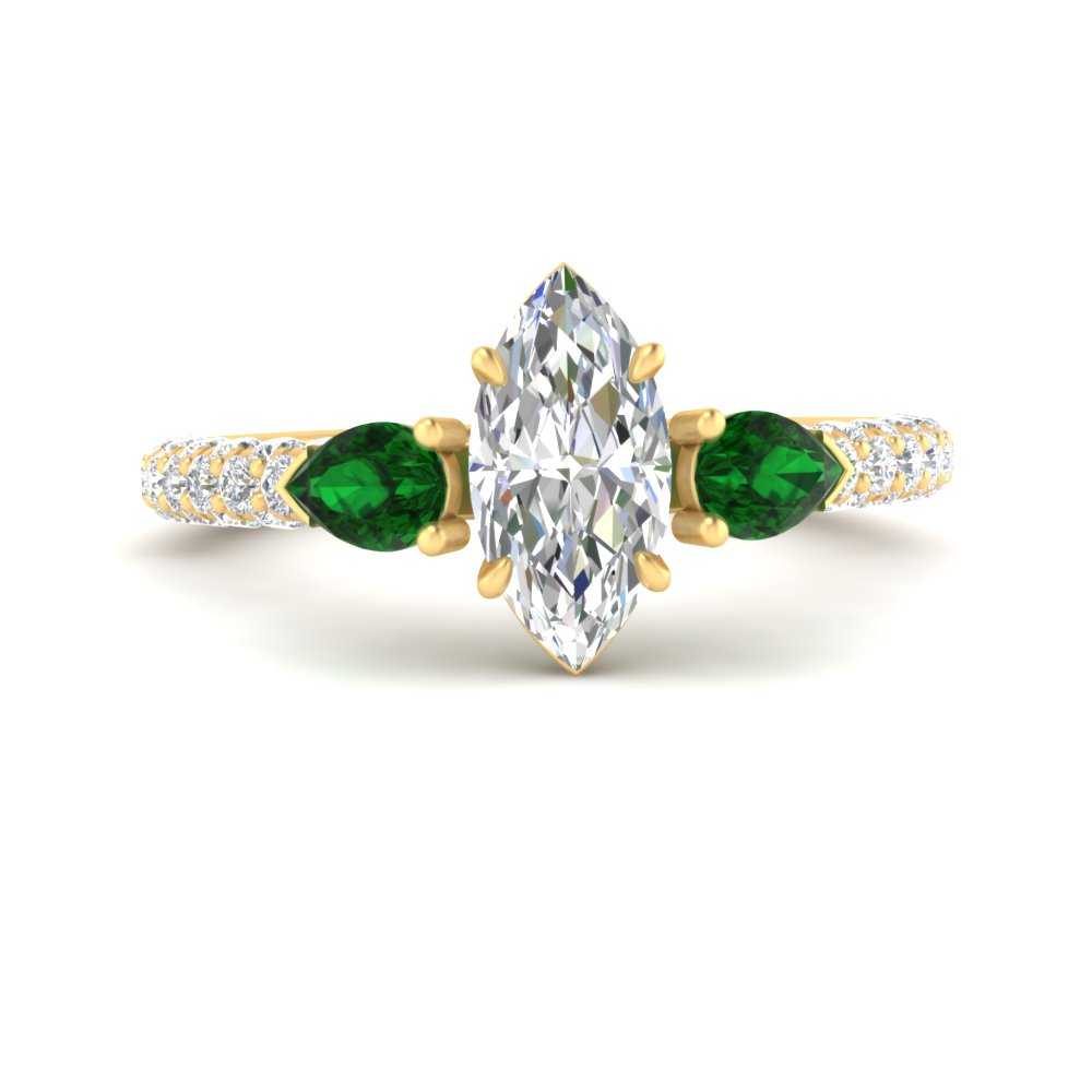 emerald-pear-accented-3-row-marquise-cut-engagement-ring-in-yellow-gold-FD9982MQRGEMGRANGLE3-NL-YG