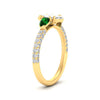 Load image into Gallery viewer, emerald-pear-accented-3-row-marquise-cut-engagement-ring-in-yellow-gold-FD9982MQRGEMGRANGLE3-NL-YG