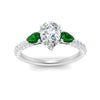 Load image into Gallery viewer, emerald-pear-accented-3-row-pear-shaped-engagement-ring-in-white-gold-FD9982PERGEMGRANGLE3-NL-WG
