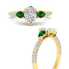 Load image into Gallery viewer, emerald-pear-accented-3-row-pear-shaped-engagement-ring-in-yellow-gold-FD9982PERGEMGRANGLE3-NL-YG