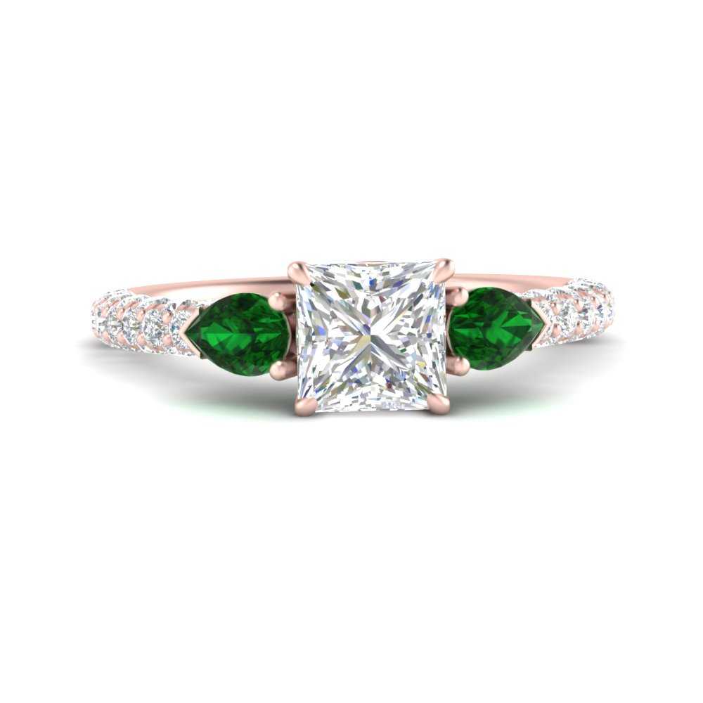 emerald-pear-accented-3-row-princess-cut-engagement-ring-in-rose-gold-FD9982PRRGEMGRANGLE3-NL-RG