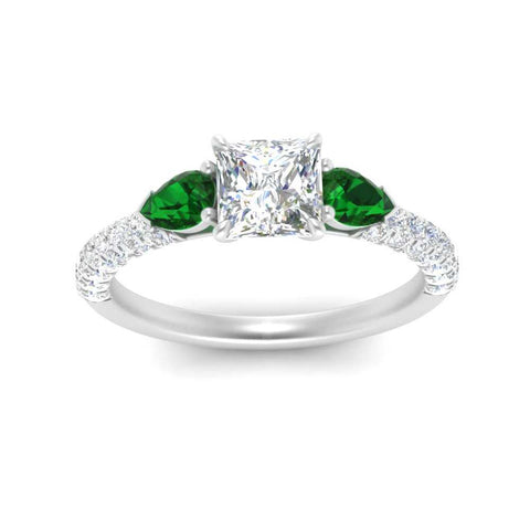 emerald-pear-accented-3-row-princess-cut-engagement-ring-in-white-gold-FD9982PRRGEMGRANGLE3-NL-WG