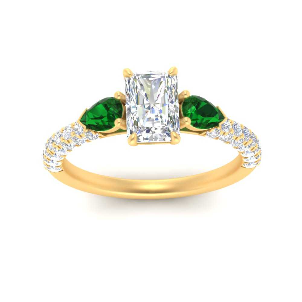 emerald-pear-accented-3-row-radiant-cut-engagement-ring-in-yellow-gold-FD9982RARGEMGRANGLE3-NL-YG