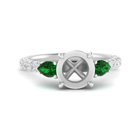emerald-pear-accented-3-row-semi-mount-engagement-ring-in-white-gold-FD9982SMRGEMGRANGLE3-NL-WG