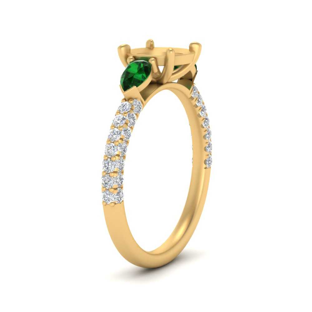 emerald-pear-accented-3-row-semi-mount-engagement-ring-in-yellow-gold-FD9982SMRGEMGRANGLE3-NL-YG