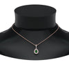 Load image into Gallery viewer, emerald-pear-shaped-double-halo-diamond-pendant-in-FDPD86826PE(6.0X4.0MM)GEMGR-NL-RG-GS