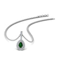 Thumbnail 57 - emerald-pear-shaped-double-halo-diamond-pendant-in-FDPD86826PE(6.0X4.0MM)GEMGR-NL-WG-GS