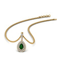 Thumbnail 81 - emerald-pear-shaped-double-halo-diamond-pendant-in-FDPD86826PE(6.0X4.0MM)GEMGR-NL-YG-GS