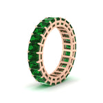 Load image into Gallery viewer, Diamond Ring 6 Carat Eternity Emerald Cut Band
