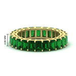 Load image into Gallery viewer, Diamond Ring 6 Carat Eternity Emerald Cut Band
